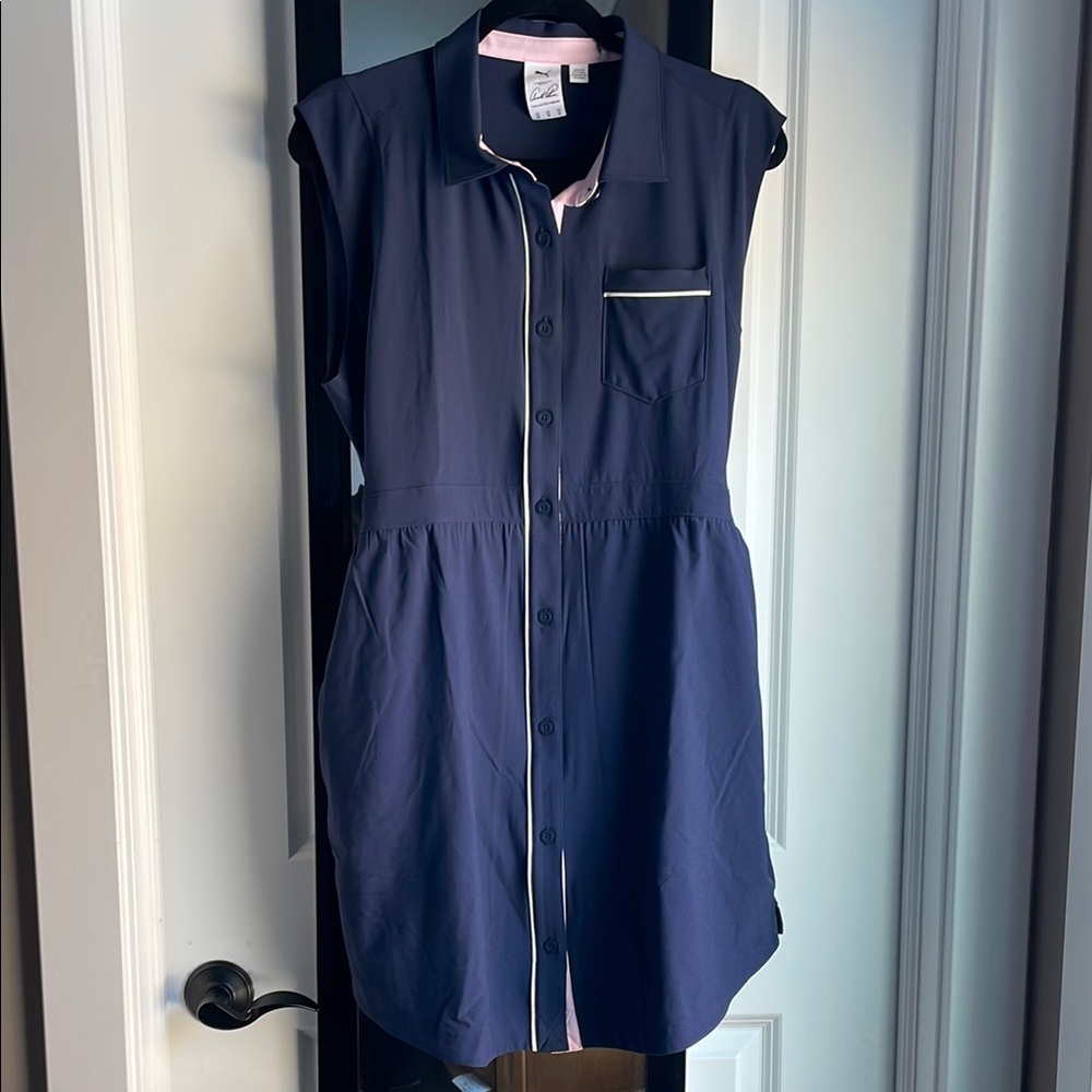 Puma Blue Sleeveless Golf Dress